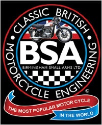 BSA classic motorcycle hoodie for bikers