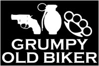 Grumpy Old Biker hoodie for bikers