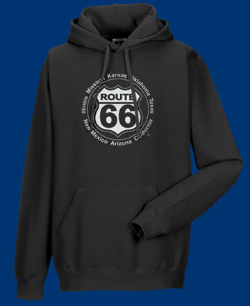 Route 66 biker hoodie from Sump