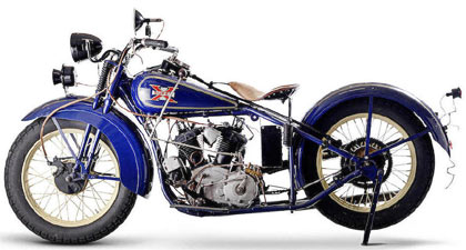 Excelsior Super X for 1930 - primary side