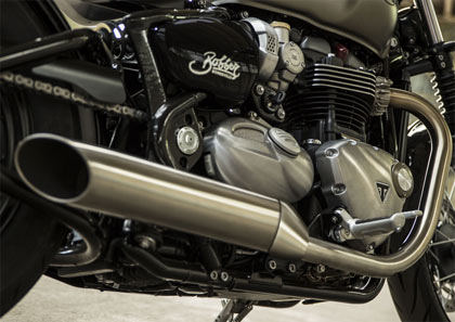 Triumph Bonneville Bobbersilencer - 2017