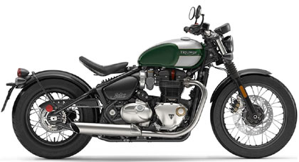 2017 Triumph Bonneville Bobber right side
