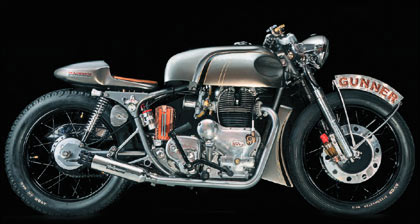 Cafe Racer book from Veloce - Gunner Royal Enfield