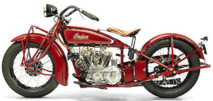 Indian 101 Scout 750cc primary side