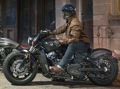 2018 Indian Scout Bobber left side