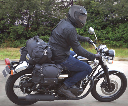 Oxford Heritage roll bag and panniers - Saltire Motorcycles